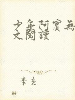 少年阿宾无删全文阅读