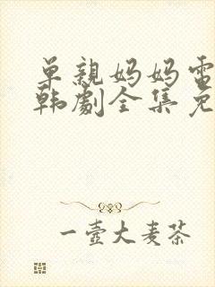 单亲妈妈电视剧韩剧全集免费观看