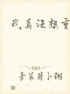 我真没想重生啊封面