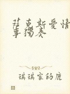 萨克斯爱情的故事独奏封面