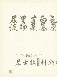 尿里有白色的沉淀物是怎么回事