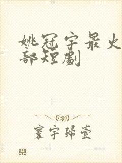 姚冠宇最火的5部短剧