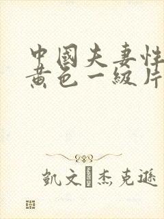 中国夫妻性生活黄色一级片免费在线播放