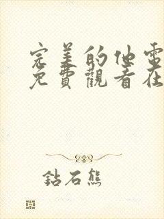 完美的他电视剧免费观看在线