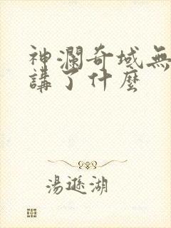 神澜奇域无双珠讲了什么