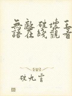 无敌破坏王2国语在线观看封面