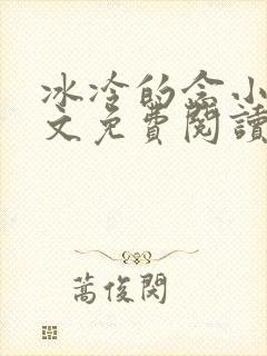 冰冷的念小说全文免费阅读最新章节