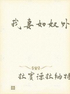 我妻如奴外篇封面