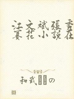 江文斌张秀娟何赛花小说在线阅读封面