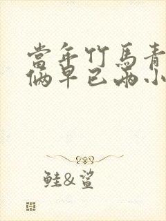 当年竹马青梅我俩早已两小无猜