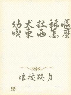 幼犬拉稀呕吐不吃东西怎么办封面