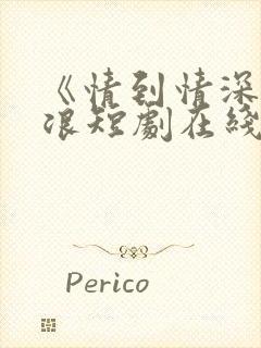 《情到情深》沈浪短剧在线观看