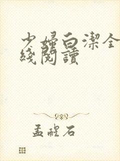 少妇白洁全文在线阅读封面