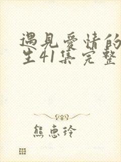 遇见爱情的利先生41集完整版