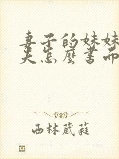 妻子的妹妹的丈夫怎么书面称谓