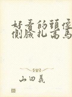 好看的头像女生侧脸扎高马尾