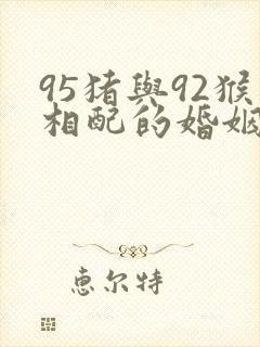 95猪与92猴相配的婚姻如何