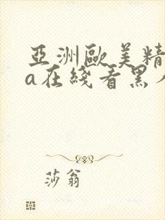 亚洲欧美精品va在线看黑人封面