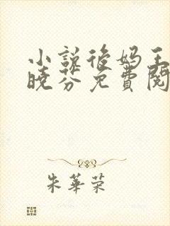 小说后妈王磊杨晓芬免费阅读封面