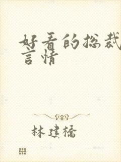 好看的总裁小说言情封面