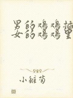 男的鸡鸡插进去女的鸡鸡里