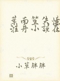 叶南笙失忆了陆淮舟小说在线阅读