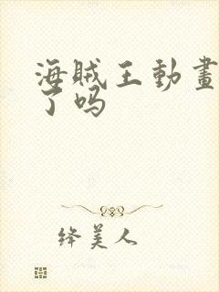 海贼王动画停播了吗