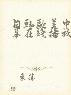 日韩欧美中文字幕在线播放一区