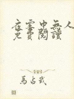 夜雾中无人爱我免费阅读封面