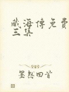 藏海传免费看第三集封面