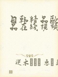 日韩精品欧美精品在线视频