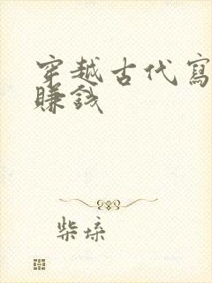 穿越古代写小说赚钱封面