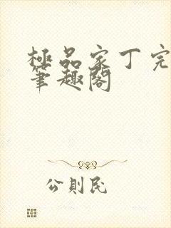 极品家丁完整版笔趣阁