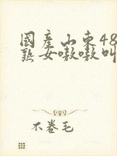 国产山东48老熟女嗷嗷叫白浆