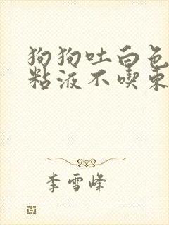 狗狗吐白色透明粘液不吃东西