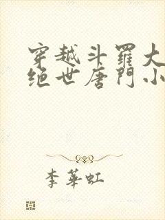 穿越斗罗大陆2绝世唐门小说