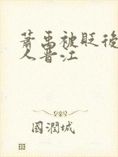 萧禹被贬后笑佳人晋江封面