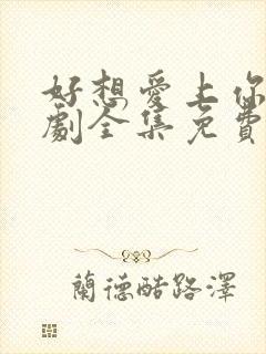 好想爱上你电视剧全集免费观看剧情介绍封面