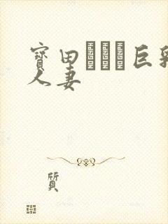 宝田もなみ巨乳人妻封面