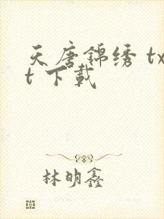 天唐锦绣 txt 下载