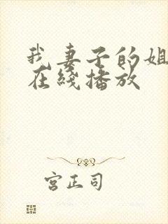 我妻子的姐姐3在线播放