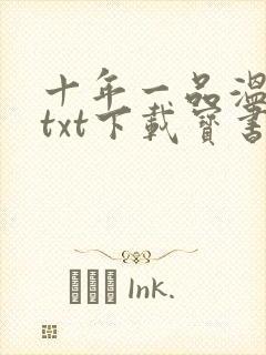 十年一品温如言txt下载宝书网封面