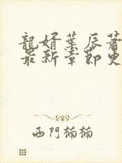 龙婿叶辰萧初然最新章节更新