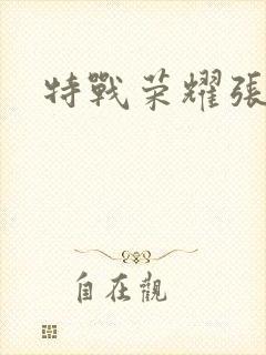 特战荣耀张天扬封面
