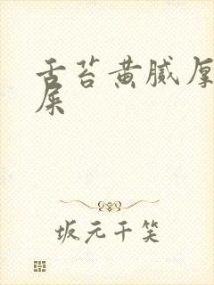 舌苔黄腻厚有眼屎