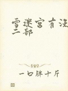 雪迷宫有没有第二部