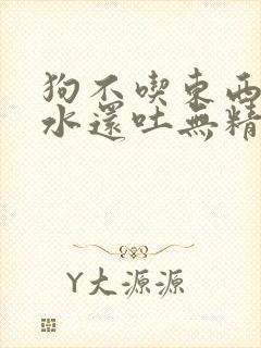 狗不吃东西只喝水还吐无精神