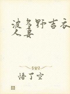 波多野吉衣交换人妻封面