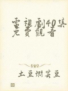 电视剧40集全免费观看