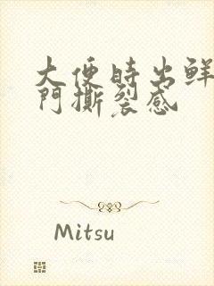 大便时出鲜血肛门撕裂感